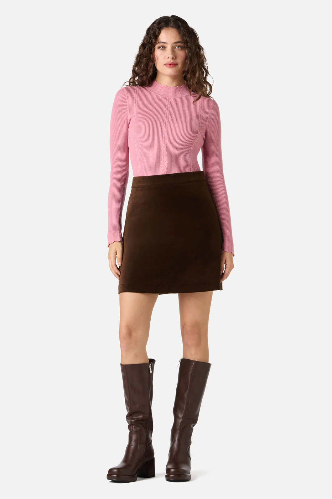 Rachel Velvet Skirt