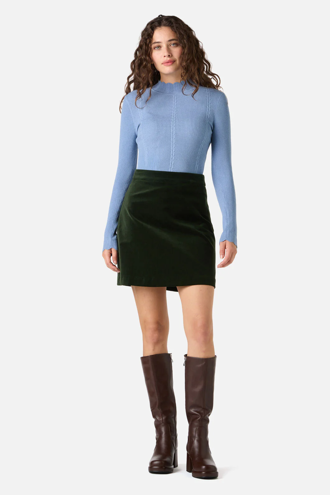 Rachel Velvet Skirt - Image 6