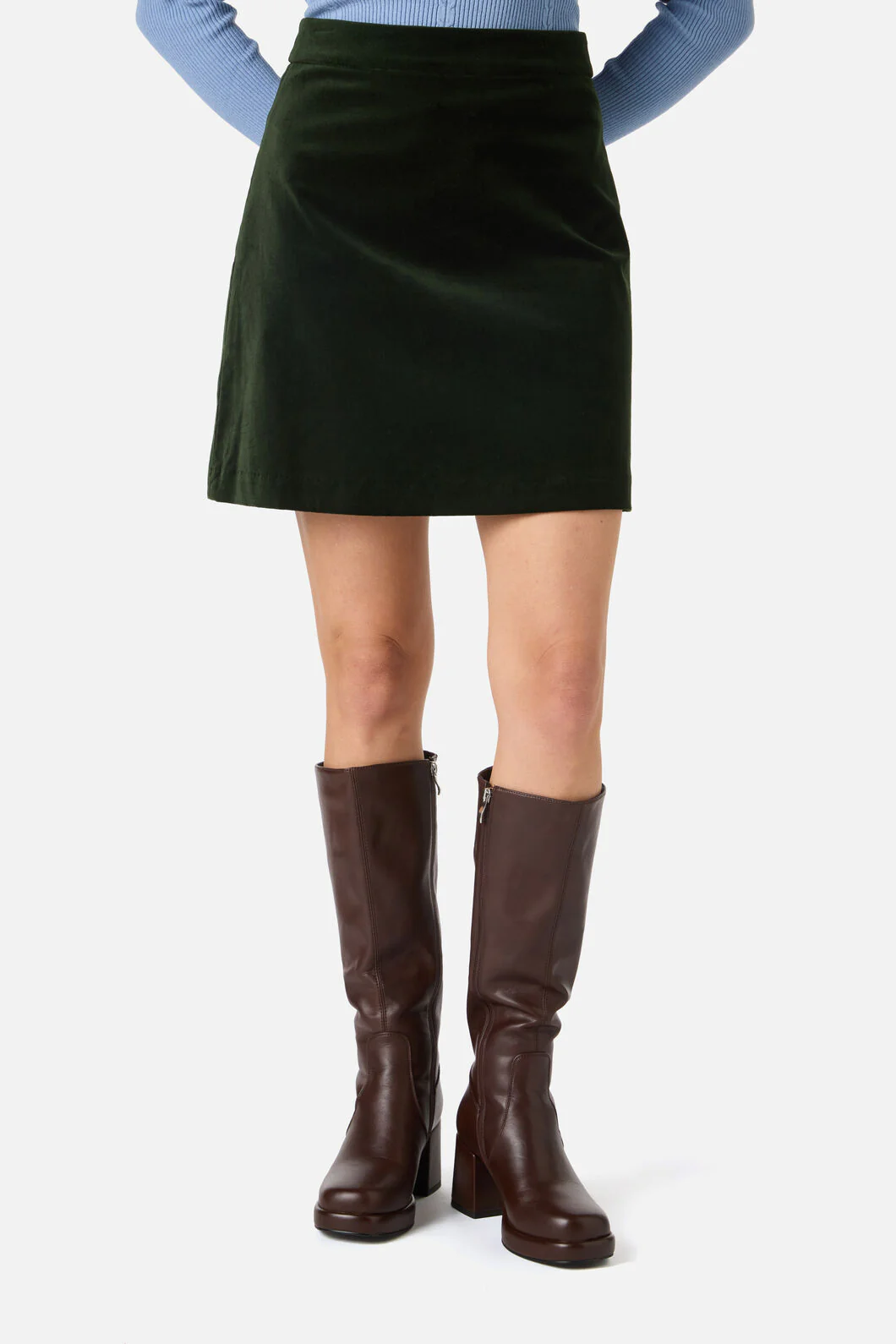 Rachel Velvet Skirt - Image 7