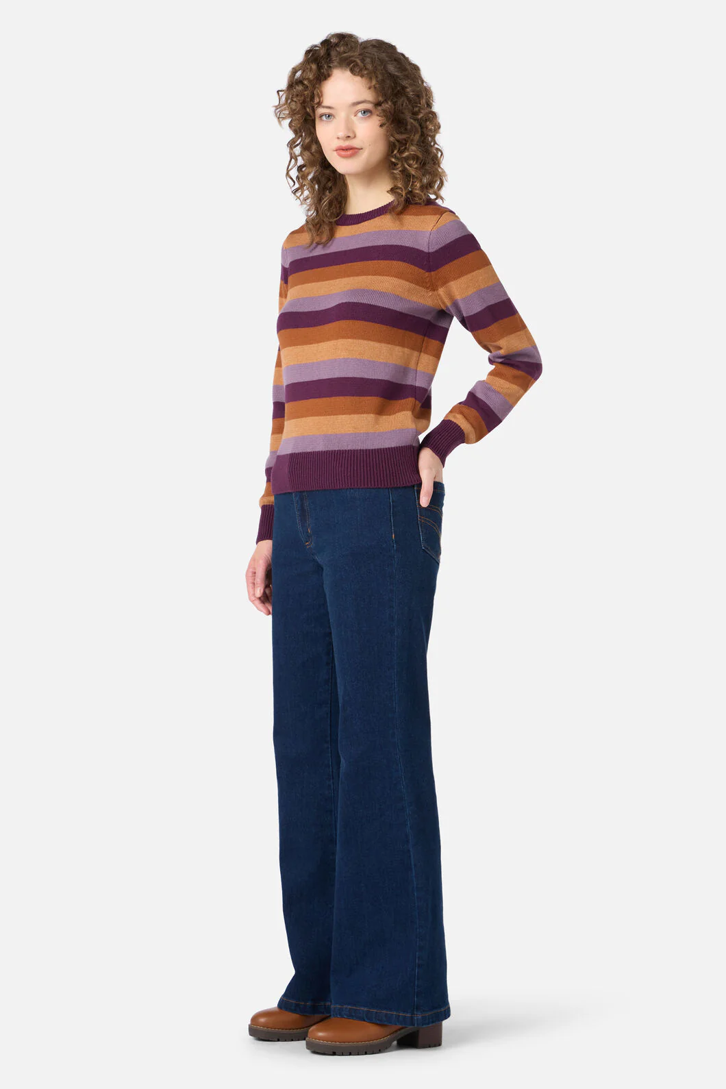 Raphaelle Stripe Knit Jumper - Image 2