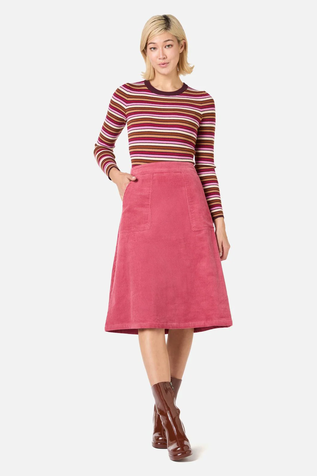 Remy Cord Skirt - Image 2