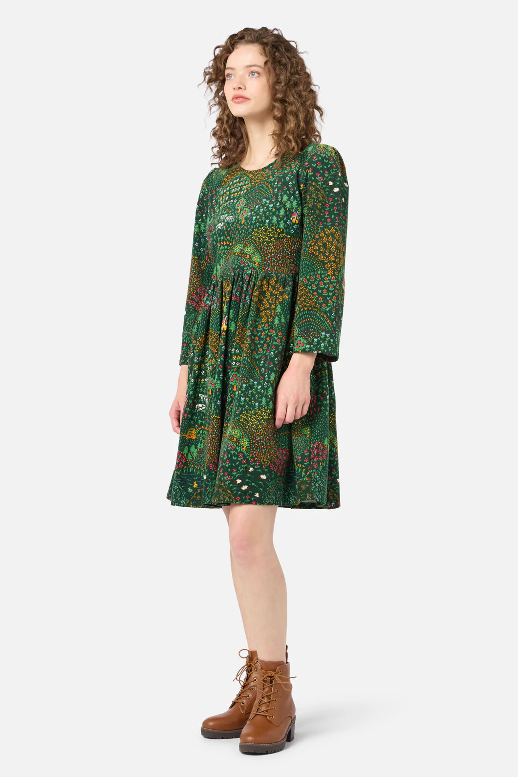 Rolling Hills Cord Smock Dress - Image 2