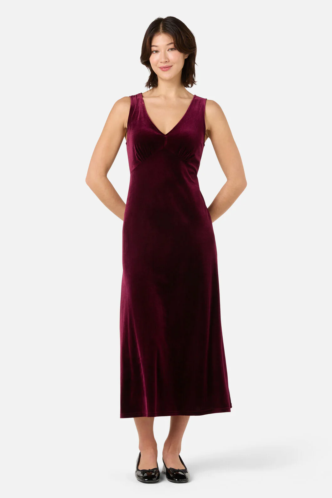 Roxy Velvet Midi Dress - Image 2