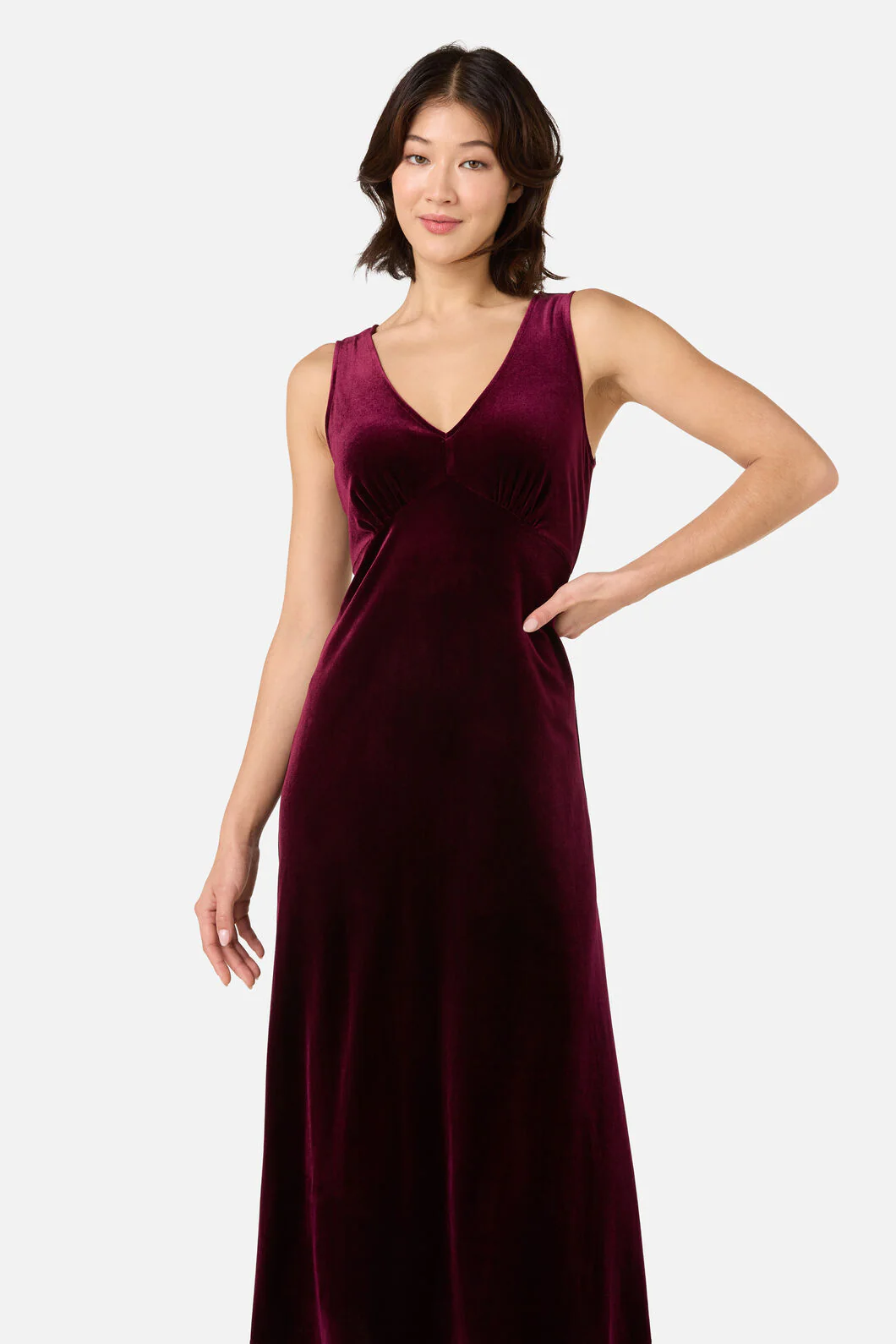 Roxy Velvet Midi Dress - Image 5