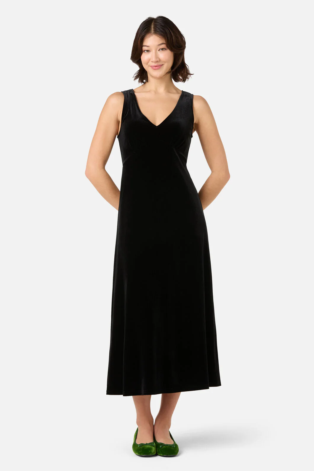 Roxy Velvet Midi Dress - Image 8
