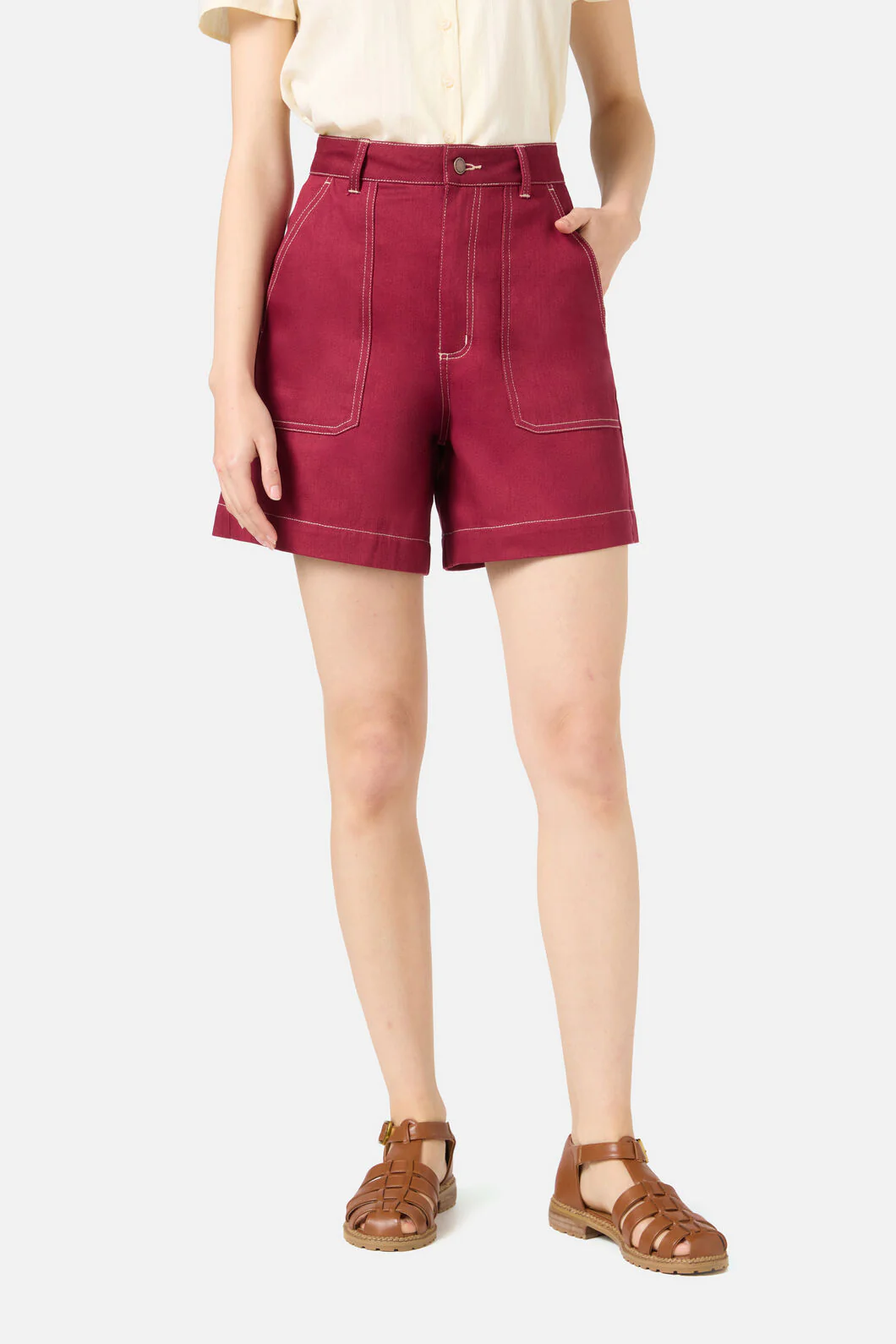 Ruby Drill Shorts - Image 7