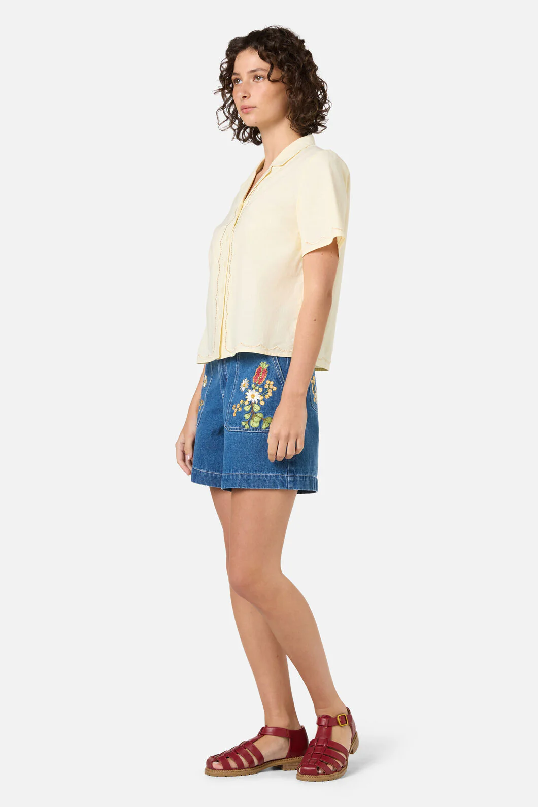 Scallop Trim Summer shirt - Image 4