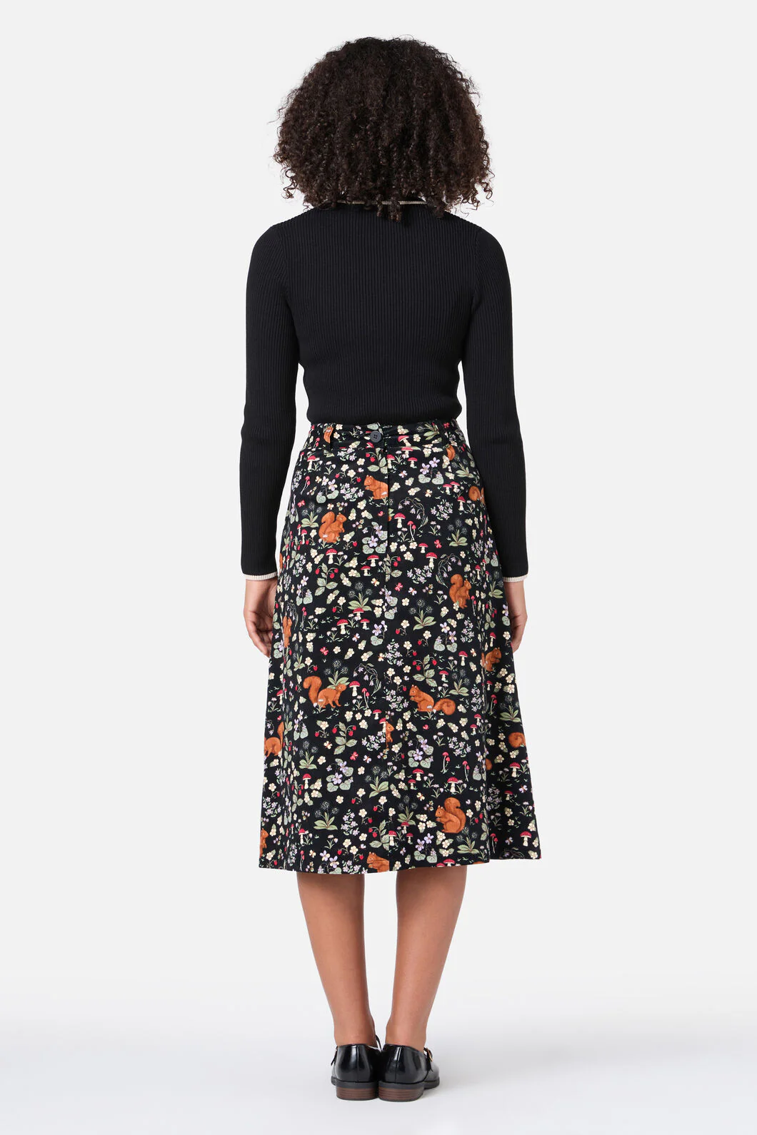 Squirrel Away Cord Midi Skirt - Image 6