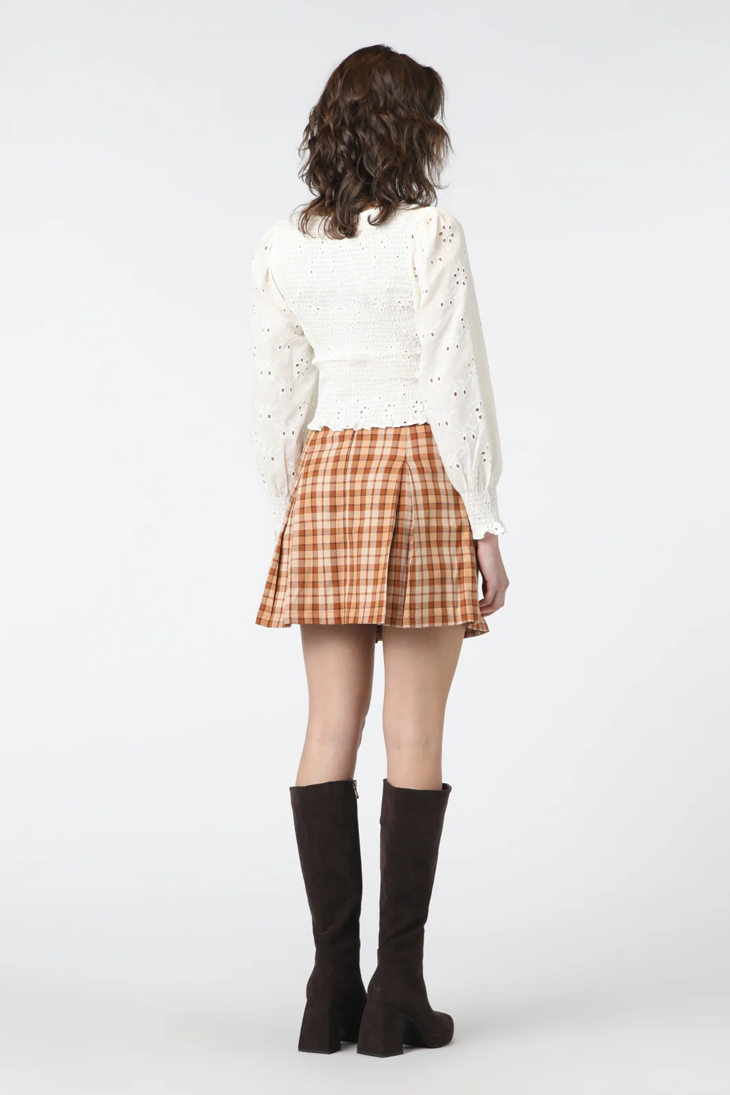 Stacey Check Skirt - Image 4