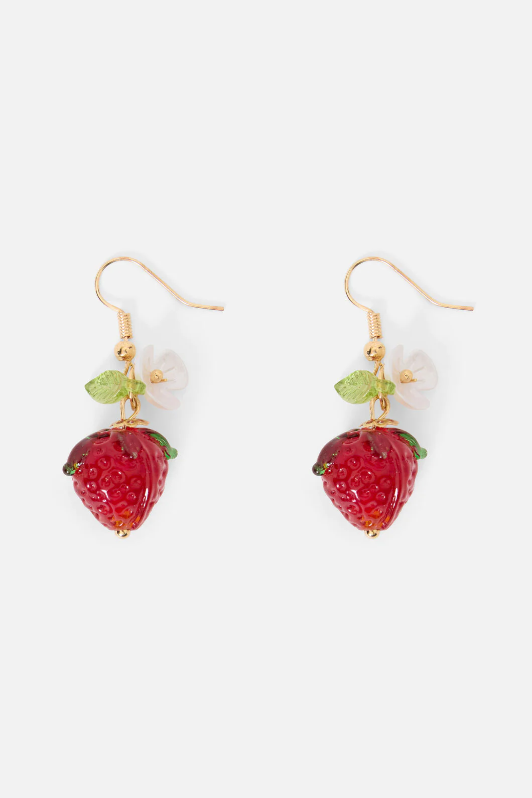 Strawberry Daisy Earrings