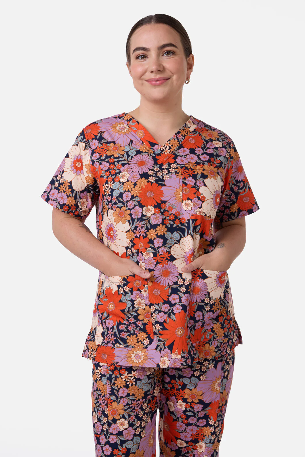 Sunny Floral Scrub Set - Image 5