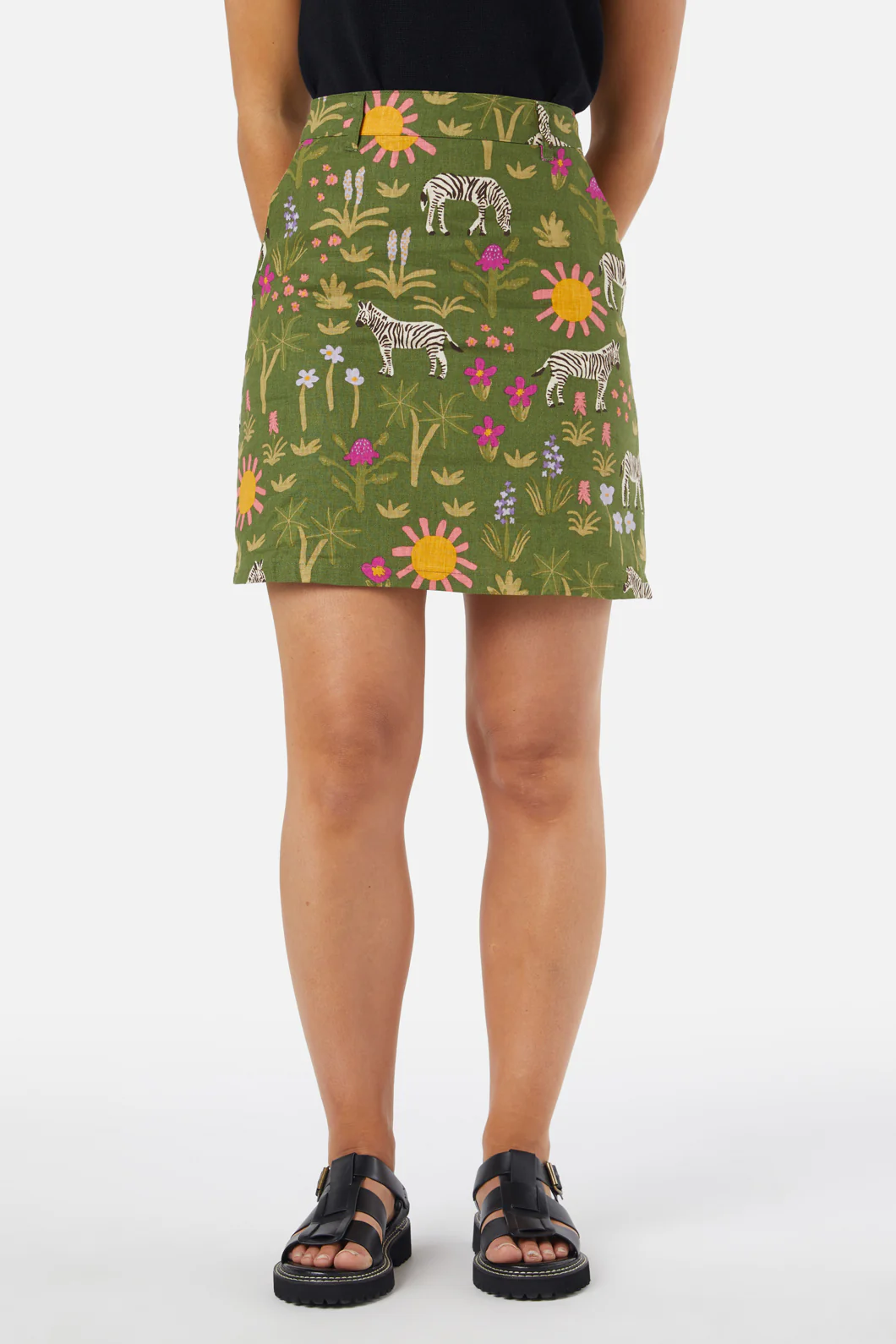 Sunshine Zebra Skirt - Image 2
