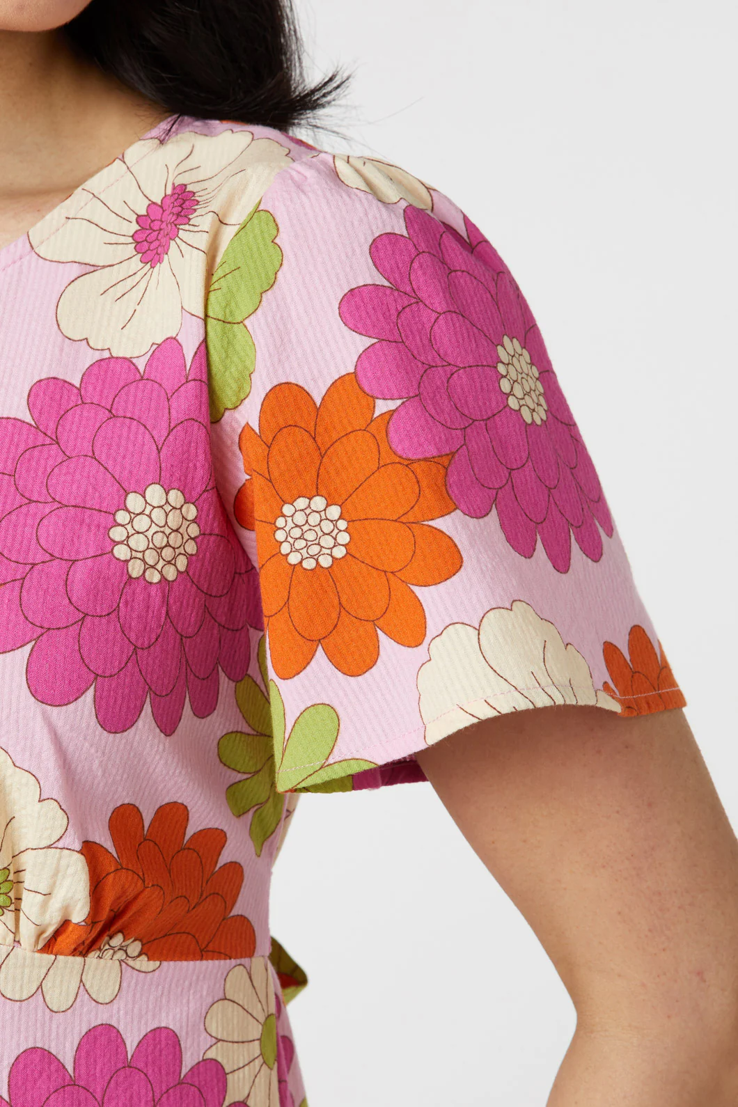 Susan Floral Mini Dress - Image 6