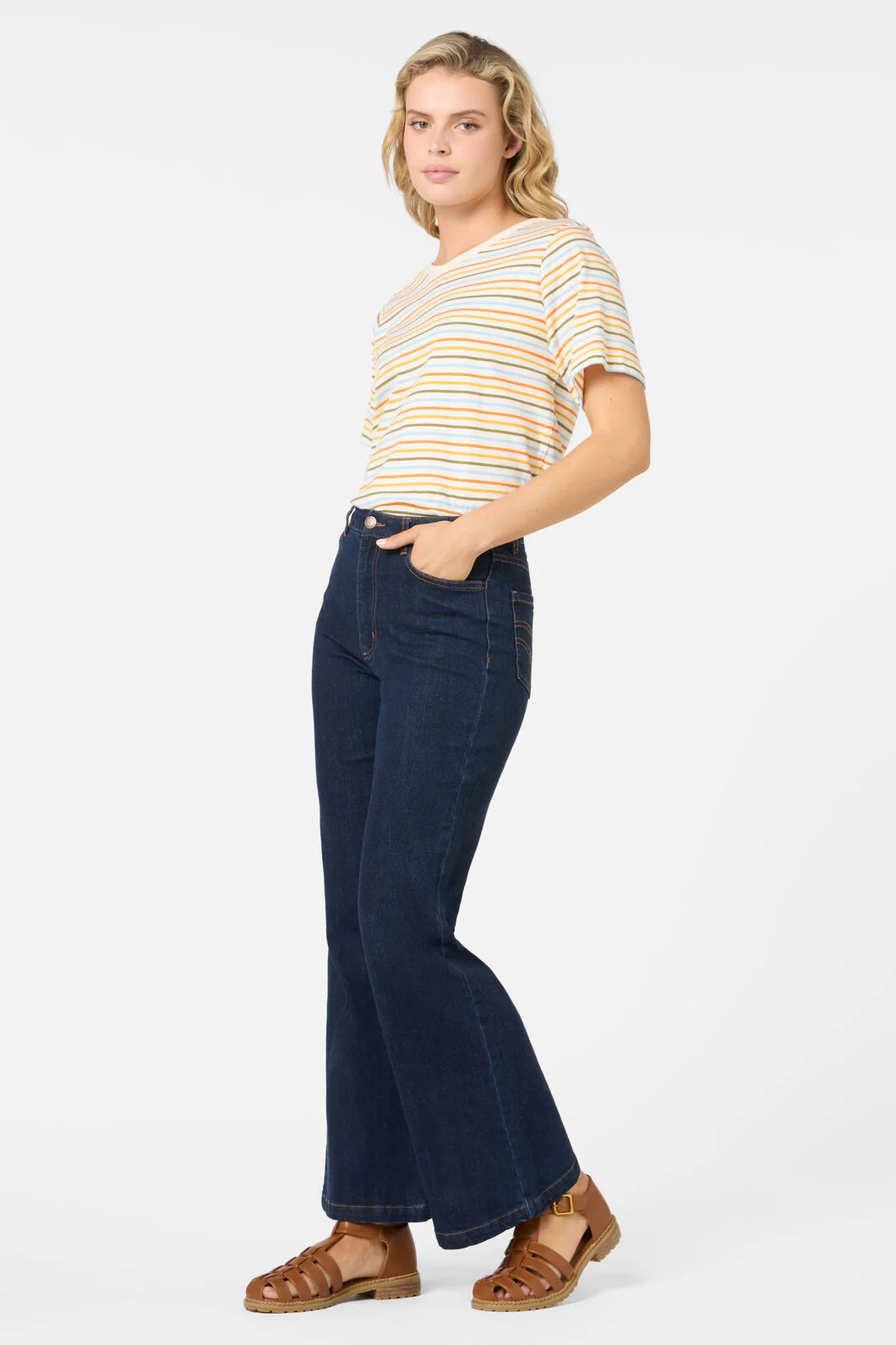 Susie Retro Stripe Tee - Image 12
