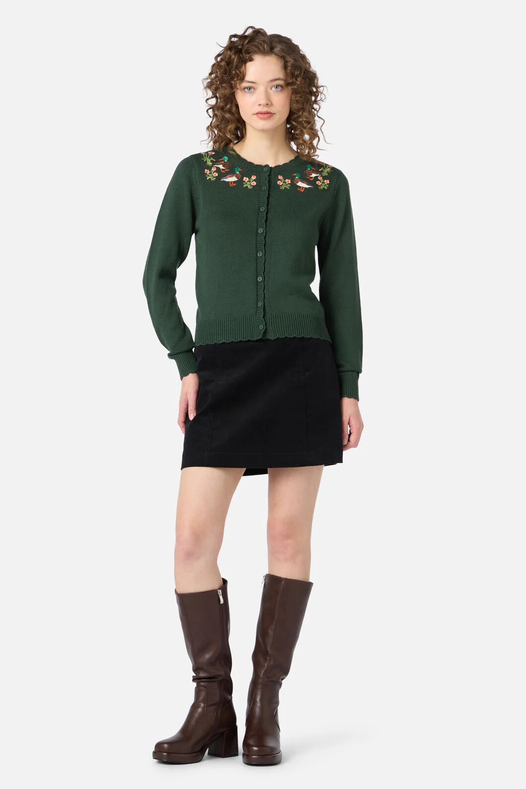 Sweet Ducks Emb Cardigan