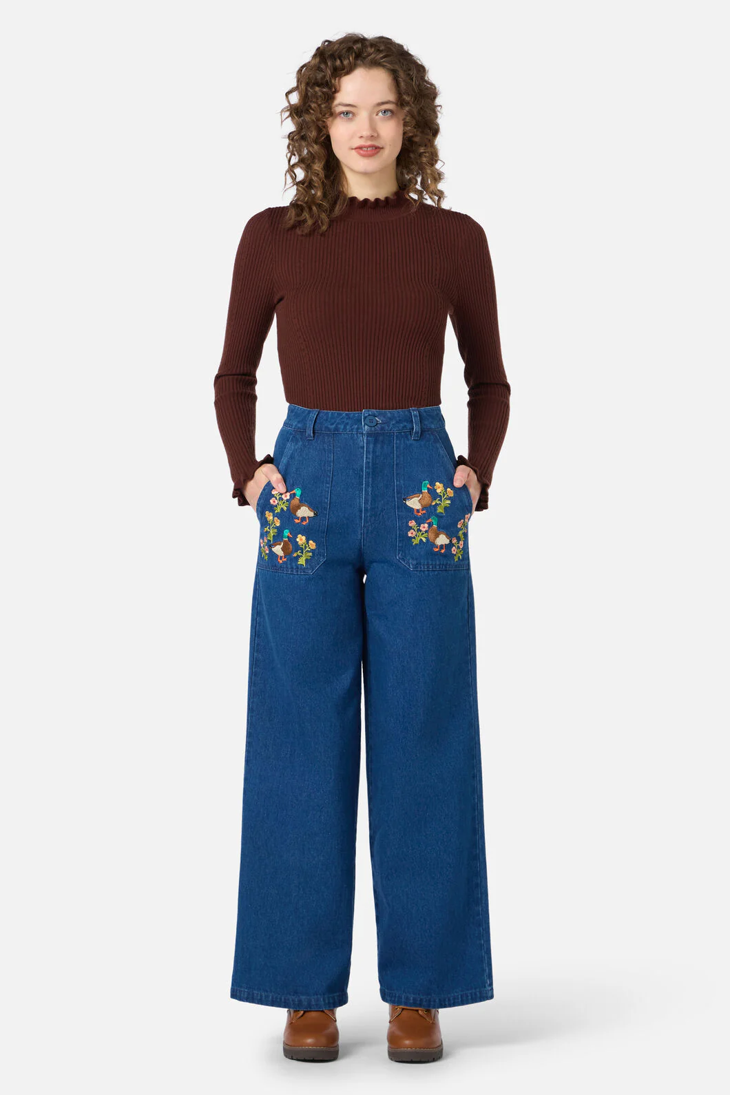 Sweet Ducks Emb Denim Jean