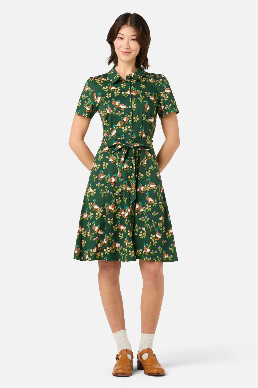 Sweet Ducks Mini Shirt Dress - Image 3