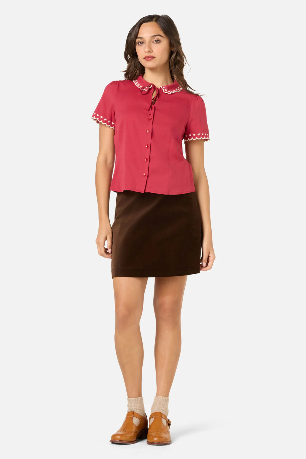 Sweet Heart Emb Blouse - Image 8