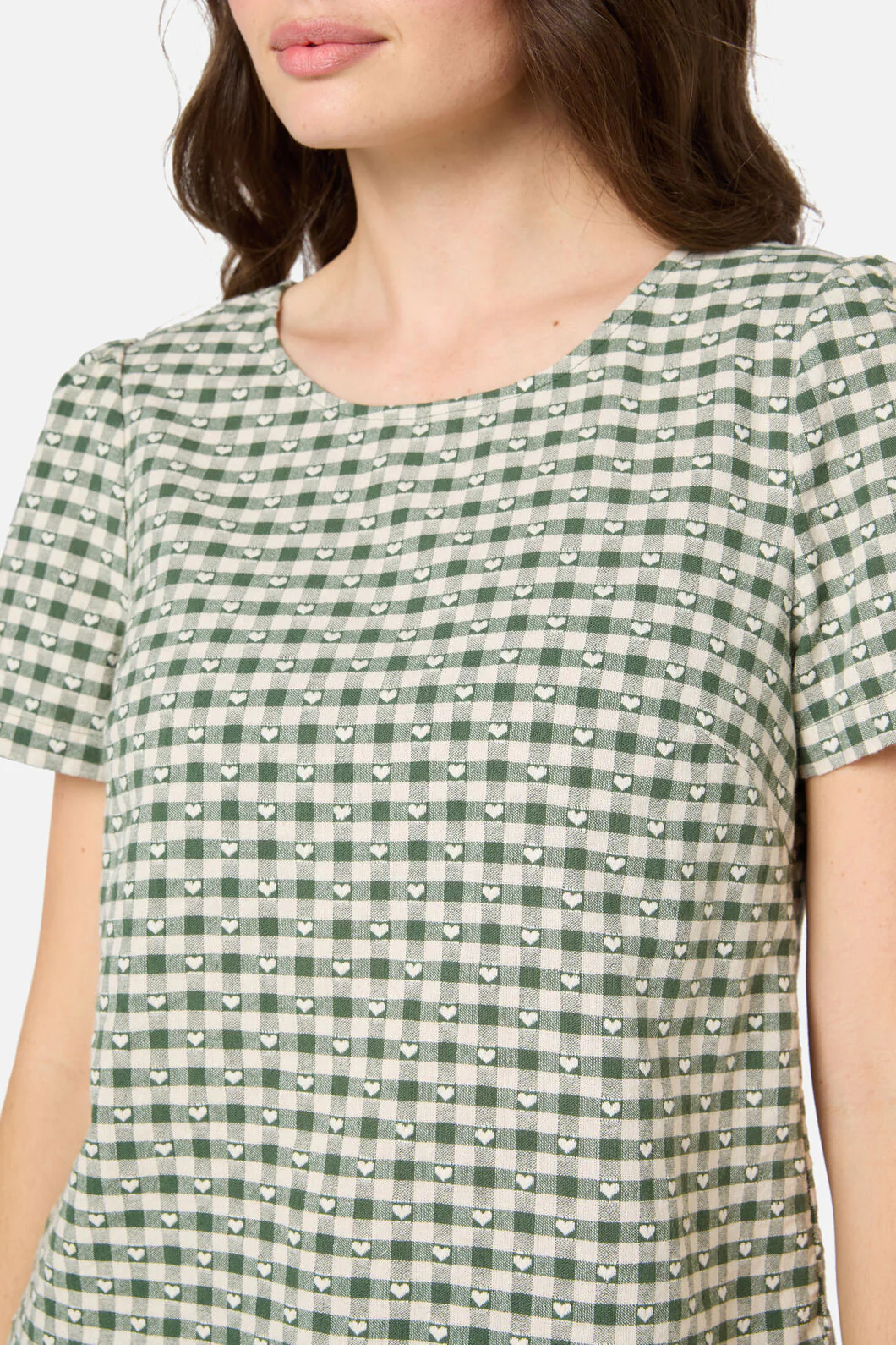 Sweetheart Check Top - Image 5