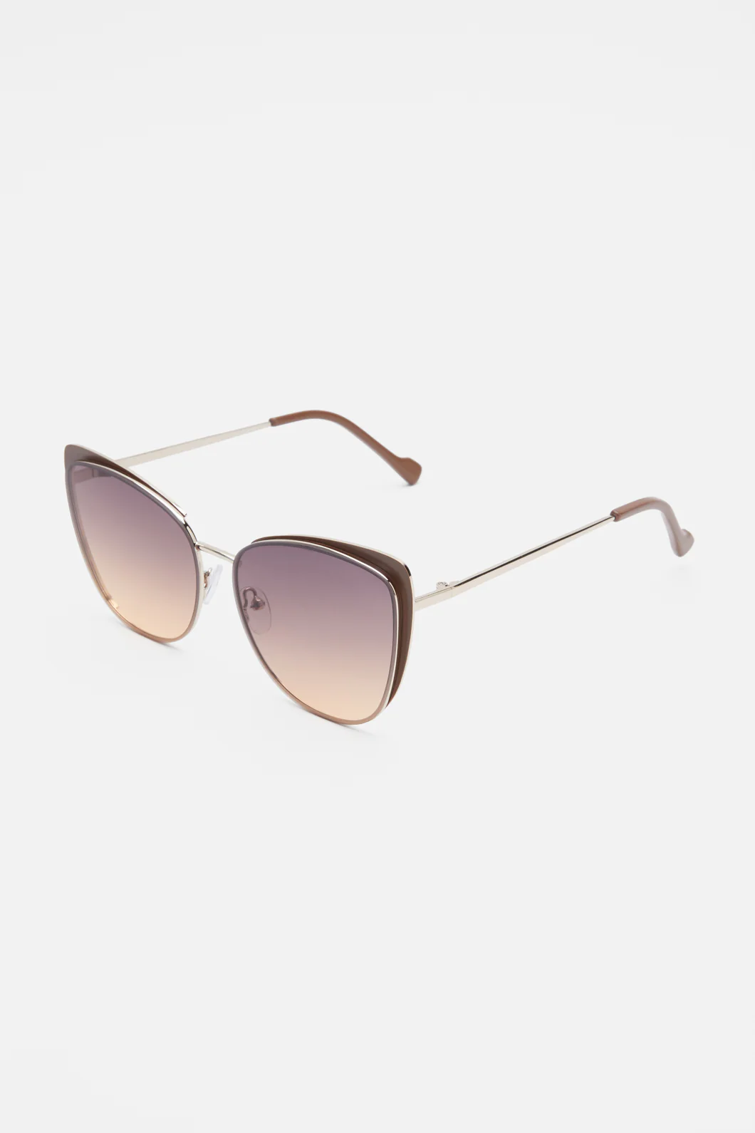 Tan Angled Sunglasses - Image 2