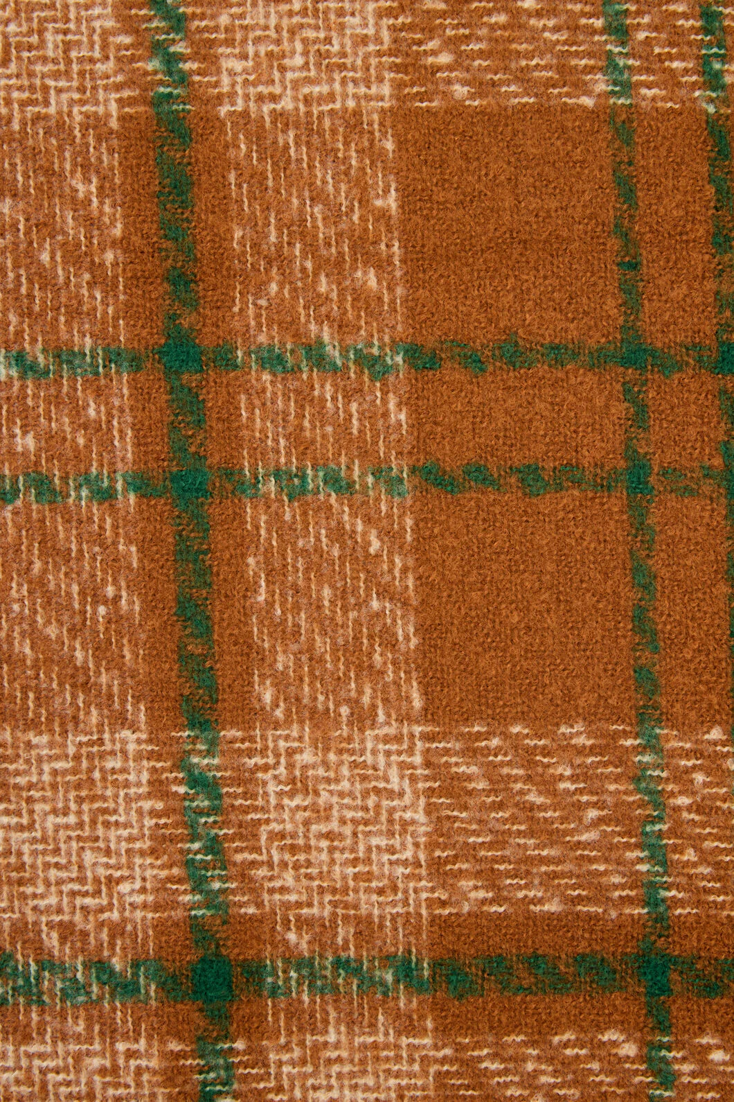 Tan Check Scarf - Image 5