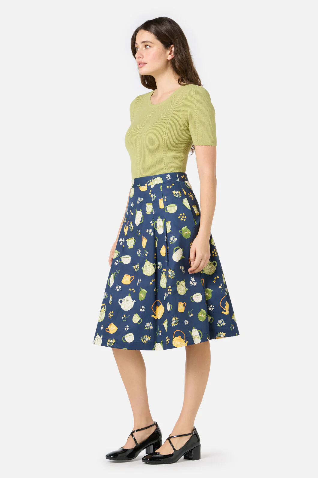 Tea Time Pleat Skirt - Image 3