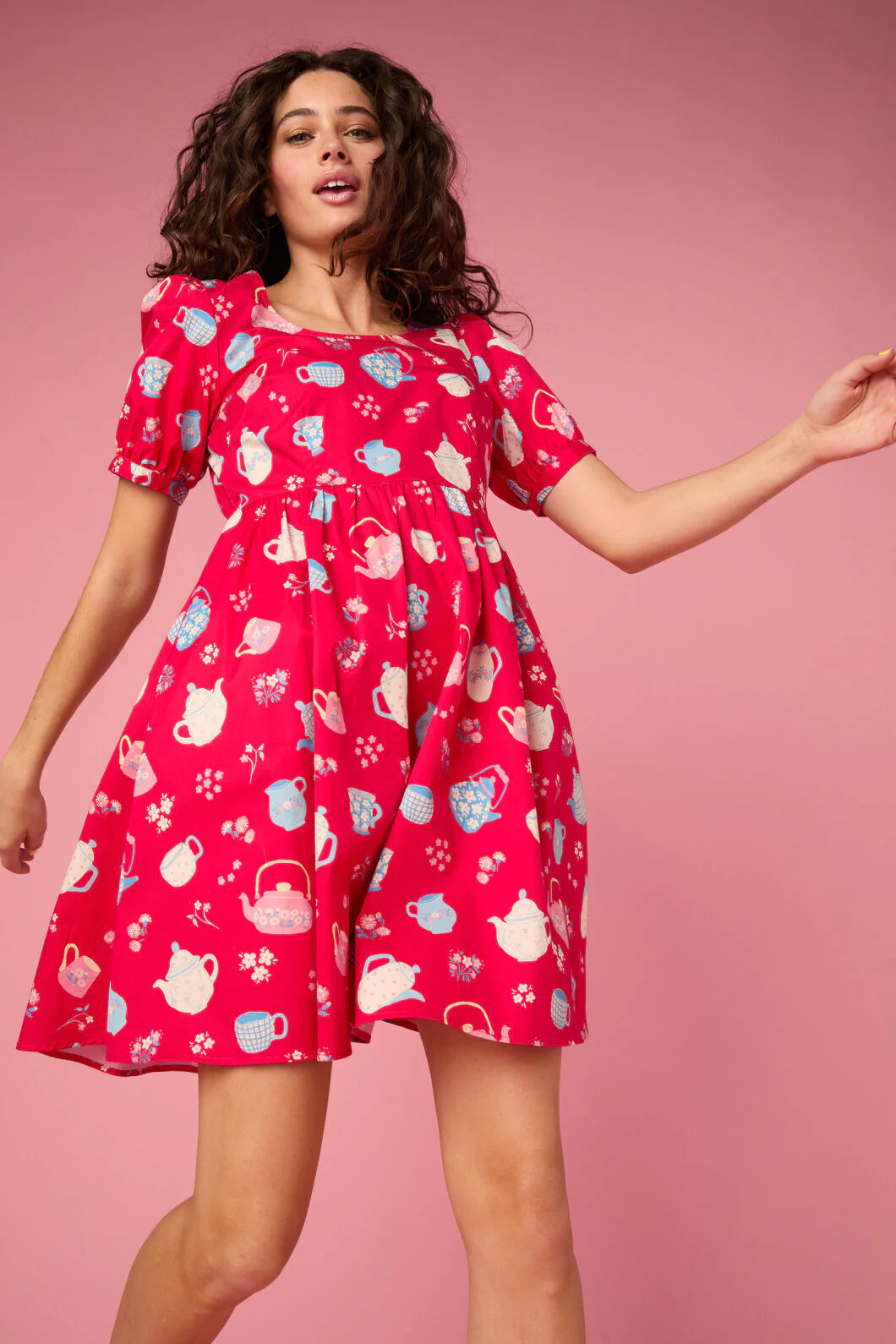 Tea Time Short Sleeve Dress