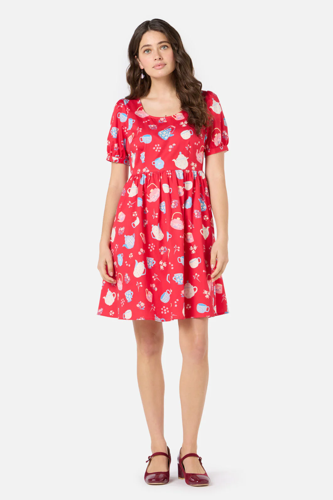 Tea Time Short Sleeve Dress - Image 3