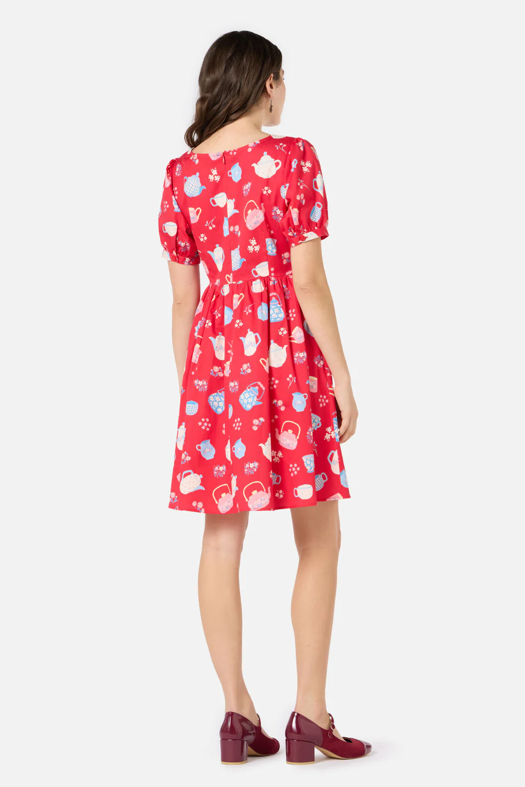 Tea Time Short Sleeve Dress - Image 5