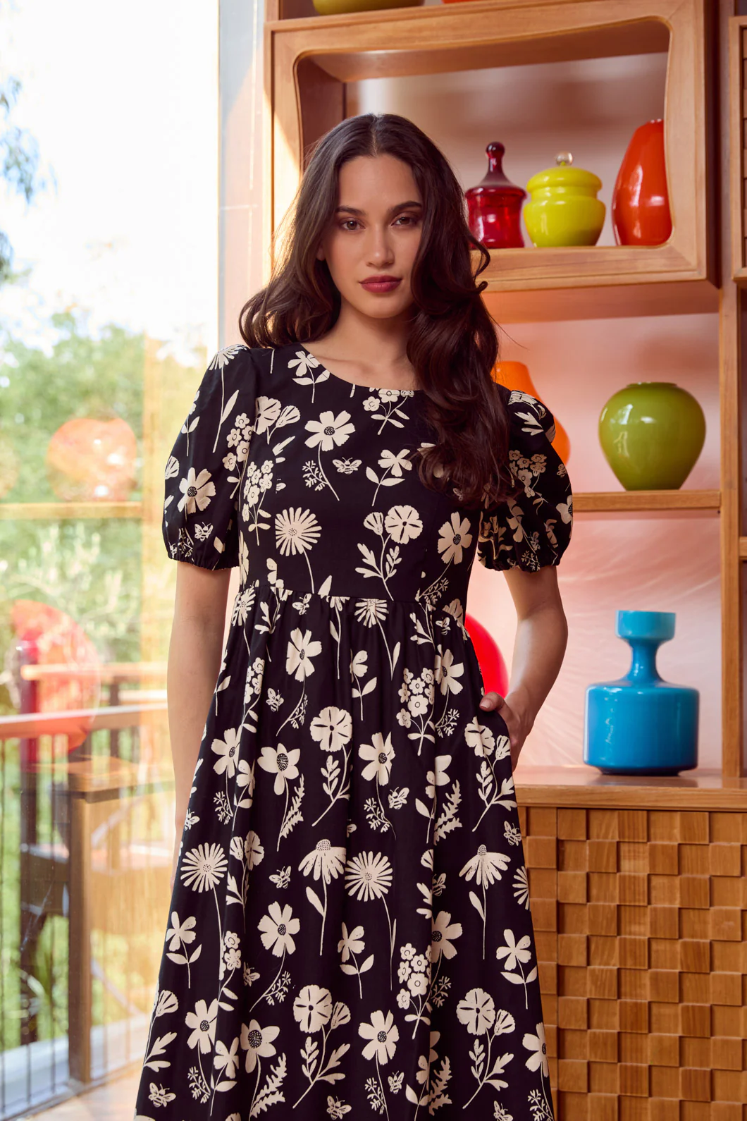Variety Fleur Midi Dress - Image 3