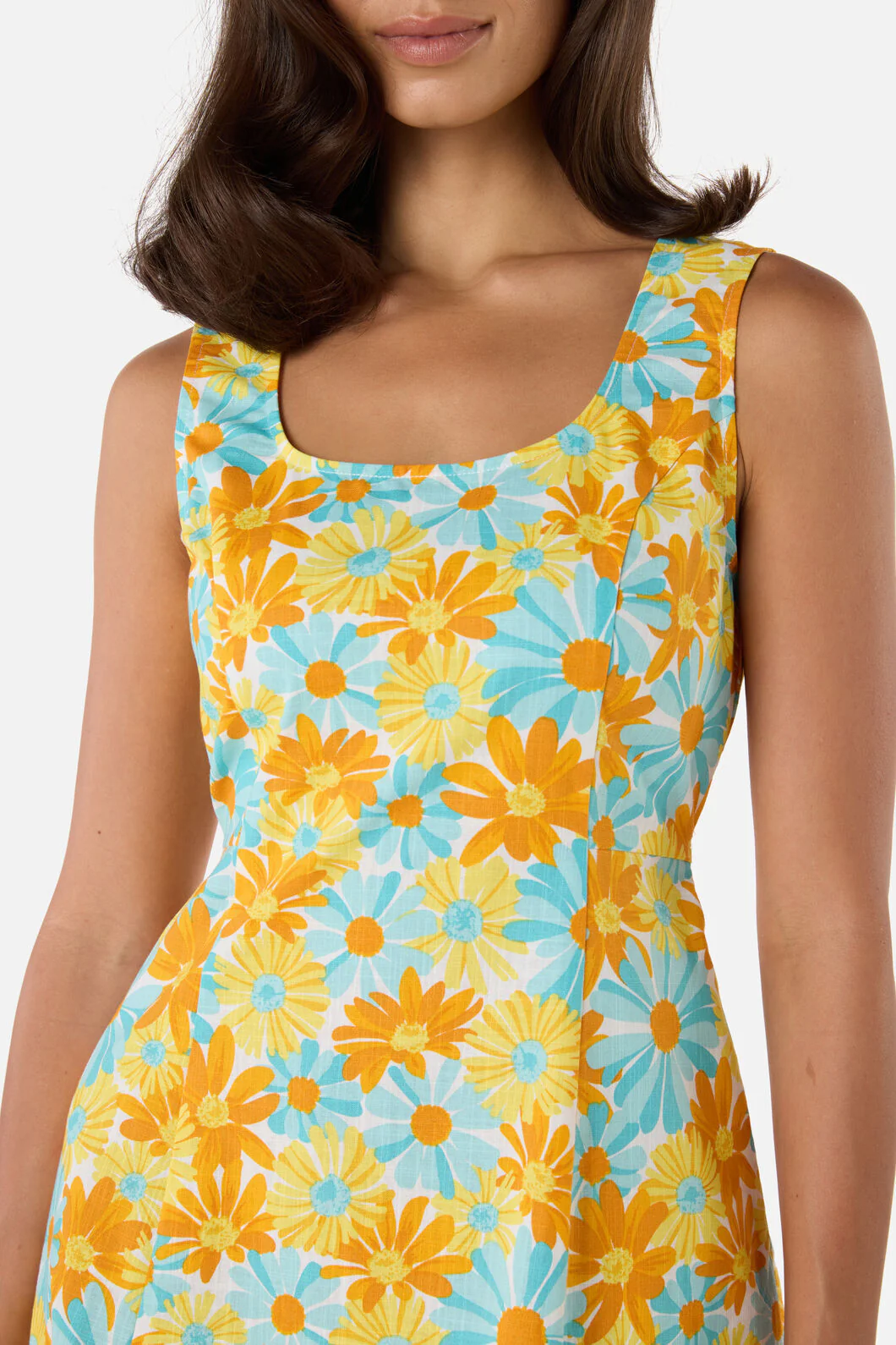 Vintage Daisy Mini Shift Dress - Image 5