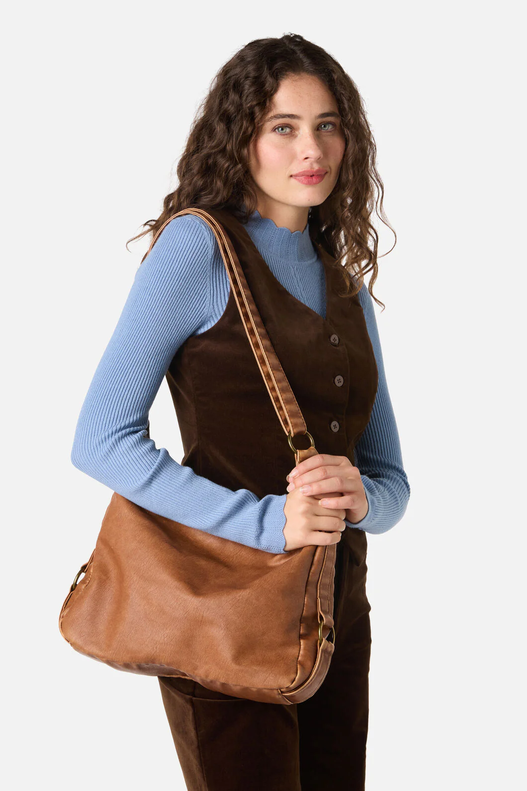 Vintage Look Slouch Bag