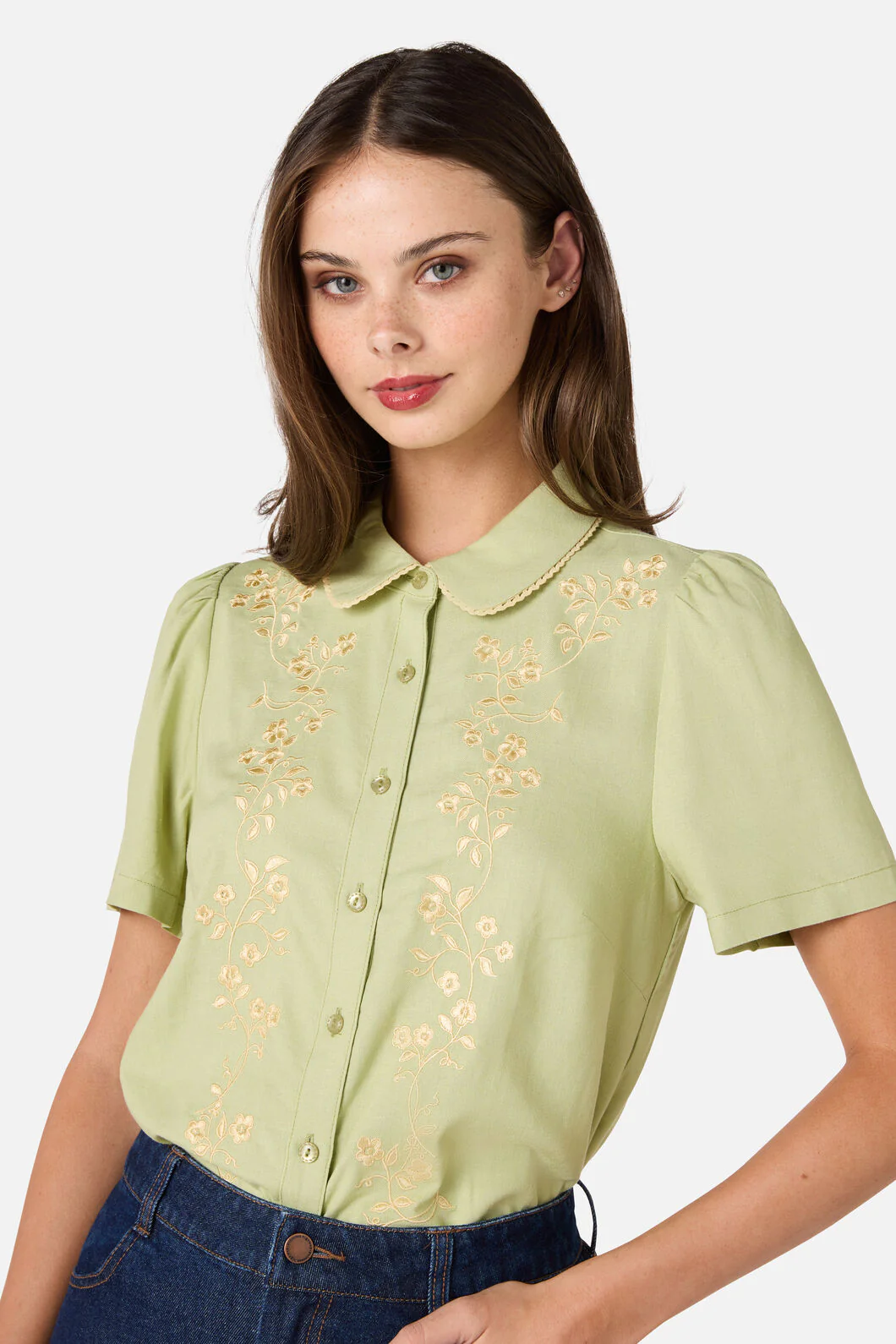 Whimsical Embroidered Blouse - Image 7