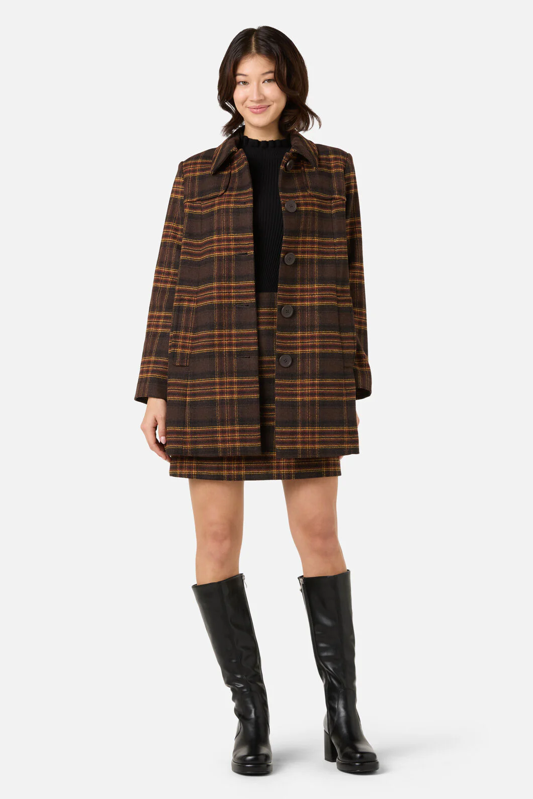 Wilma Check Coat - Image 5