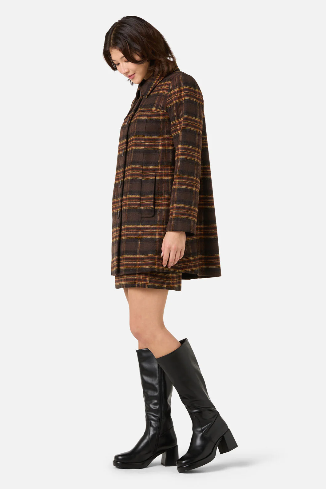 Wilma Check Coat - Image 6