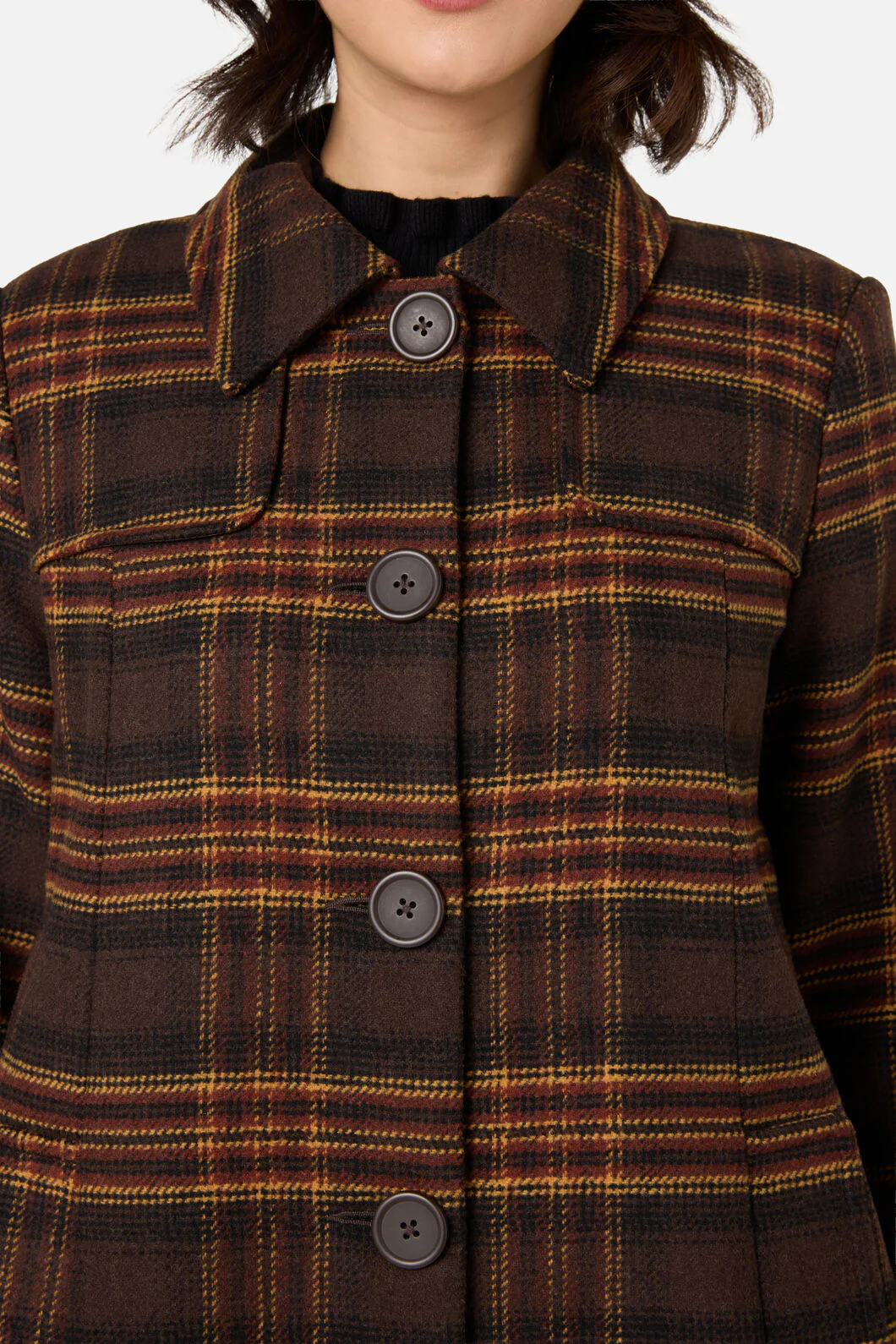 Wilma Check Coat - Image 8