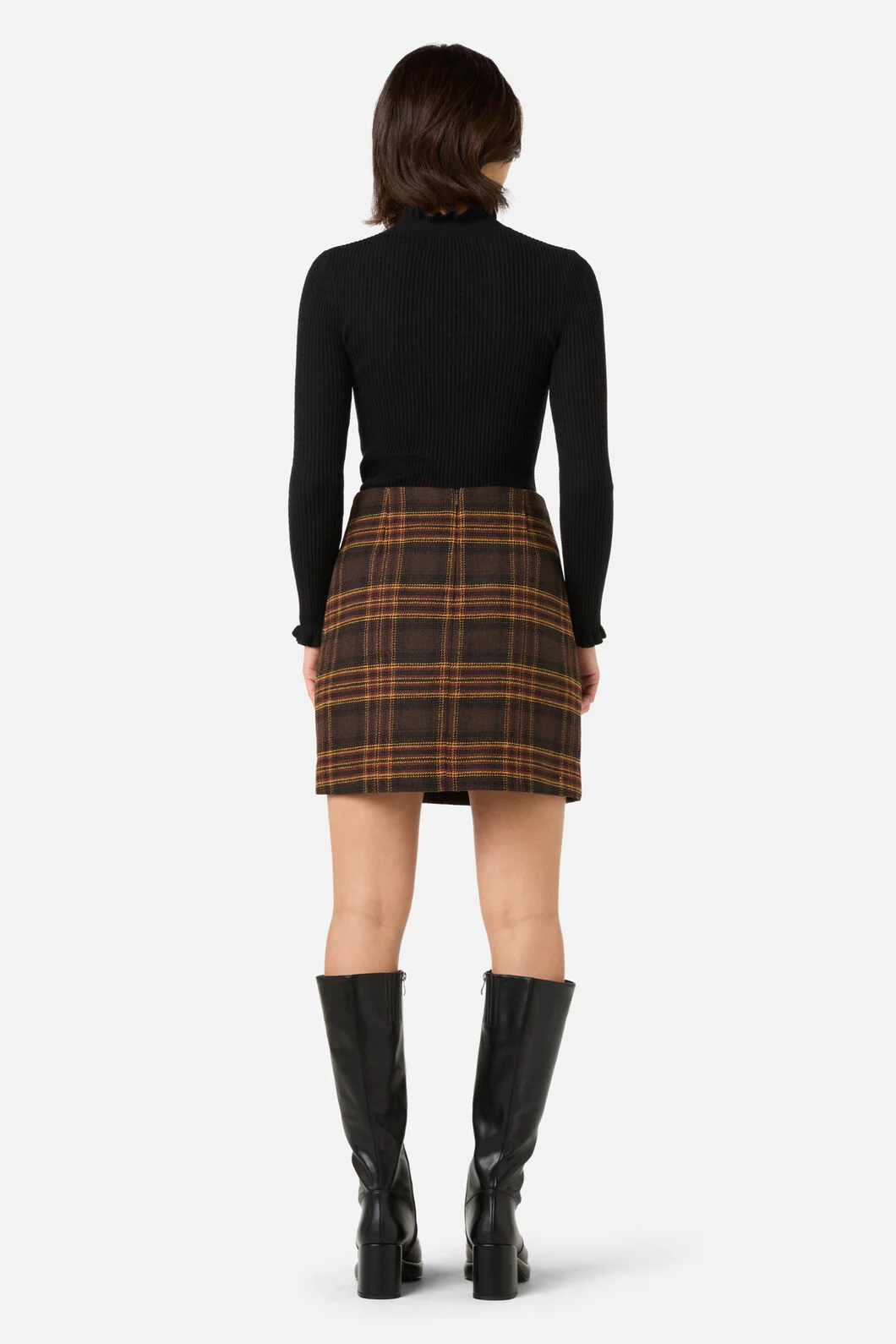 Wilma Check Mini Skirt - Image 5
