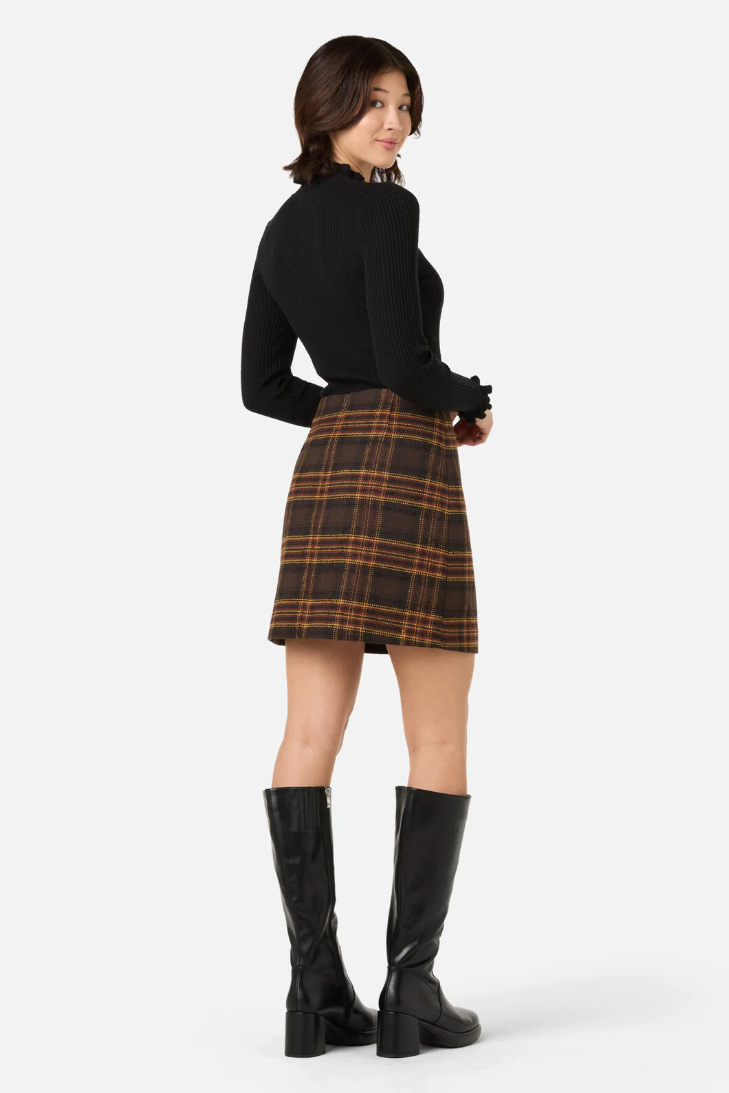 Wilma Check Mini Skirt - Image 6