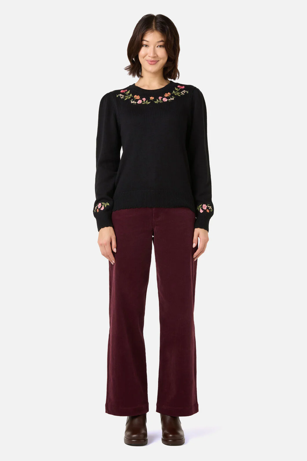 Winona Flower Embroidered Jumper - Image 2