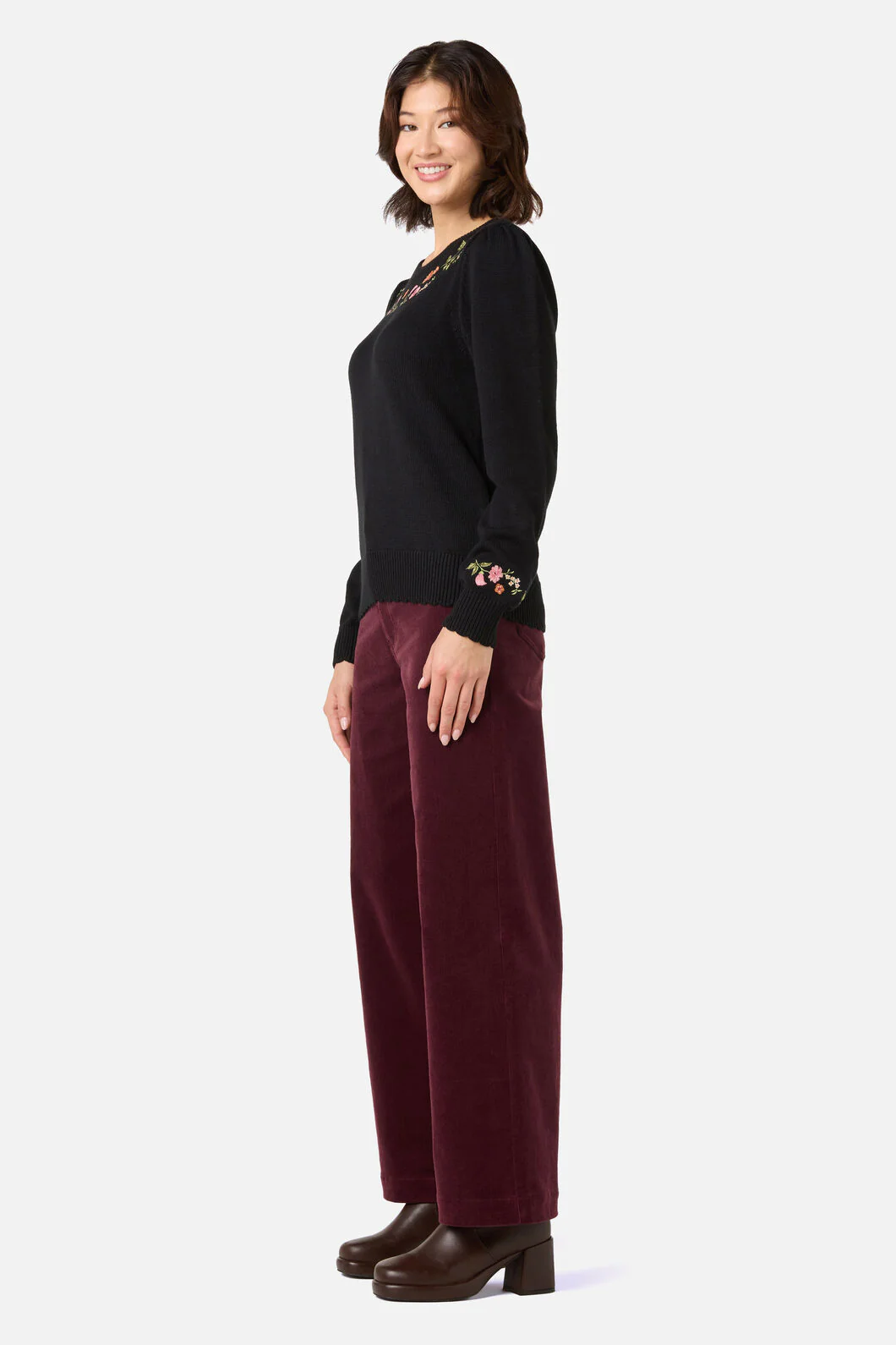 Winona Flower Embroidered Jumper - Image 3