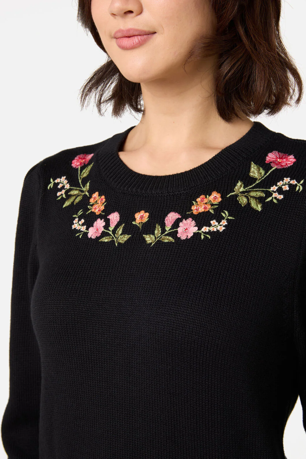 Winona Flower Embroidered Jumper - Image 6