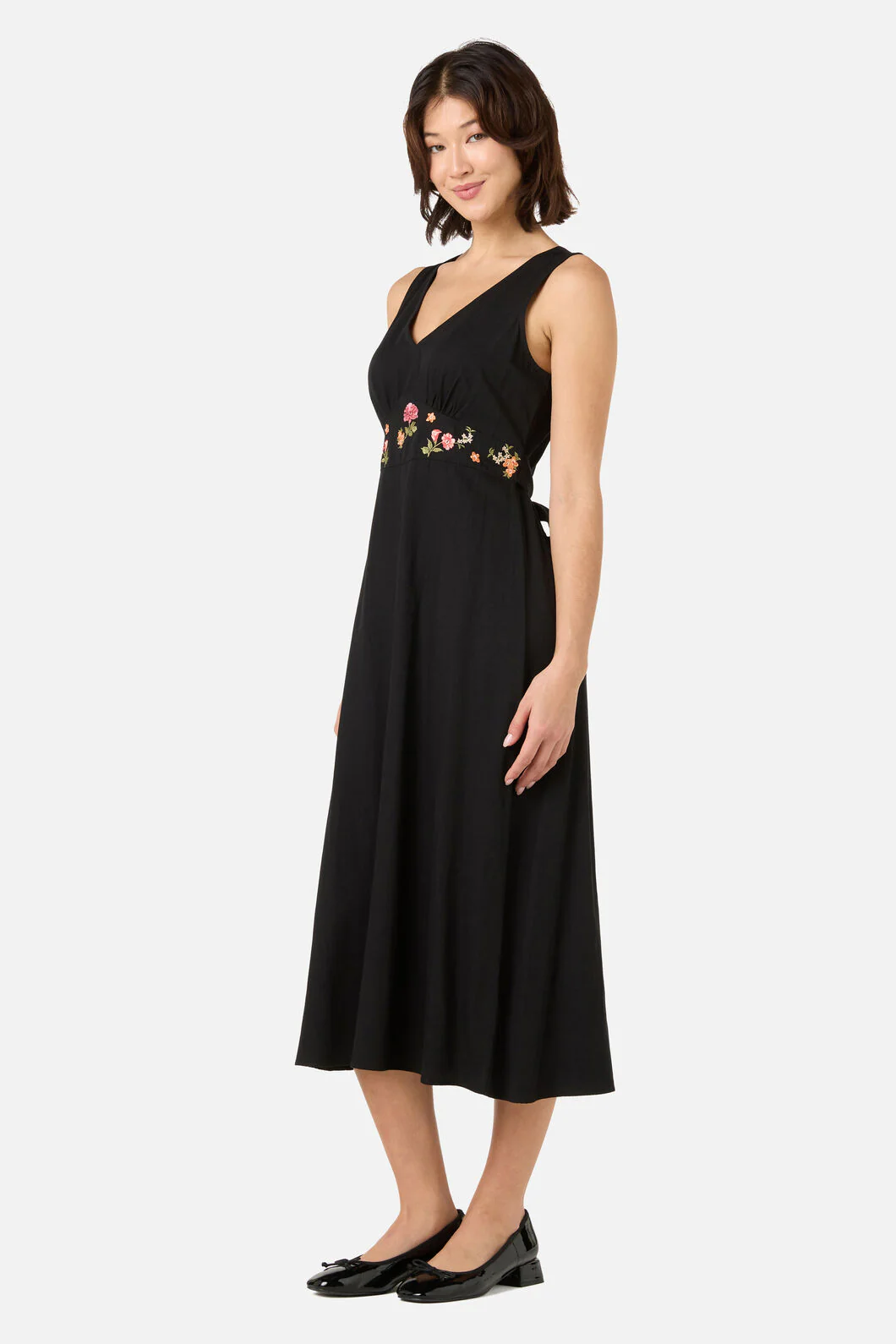 Winona Flower Emb Midi Dress - Image 2