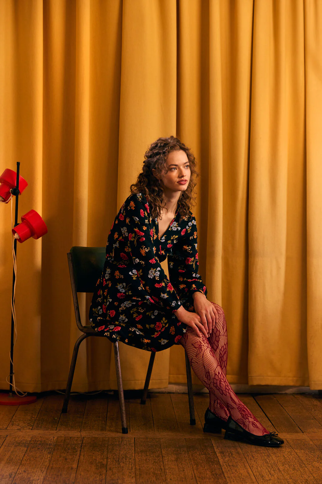 Winona Flower Wrap Dress