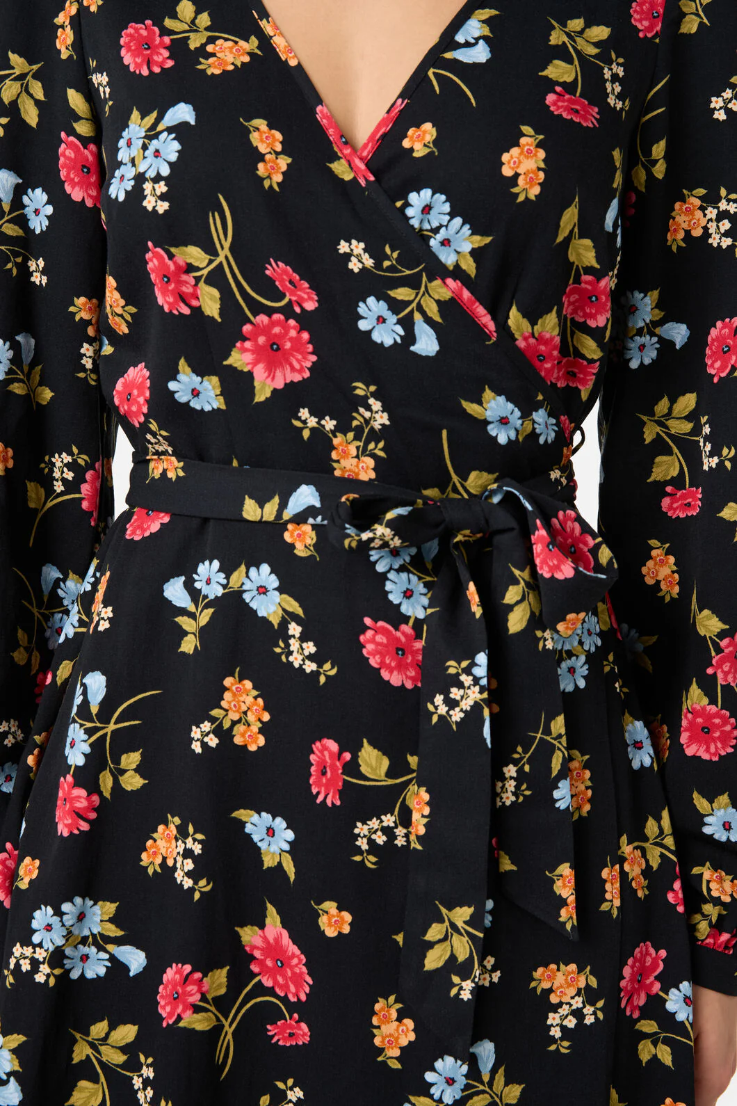 Winona Flower Wrap Dress - Image 7