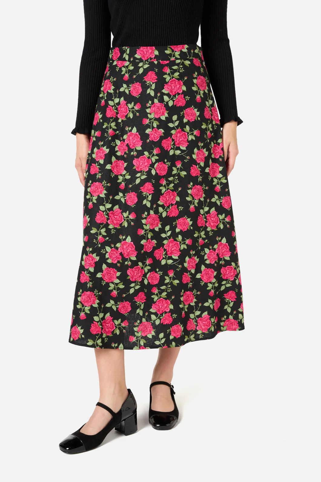 Winter Rose Midi Skirt - Image 2