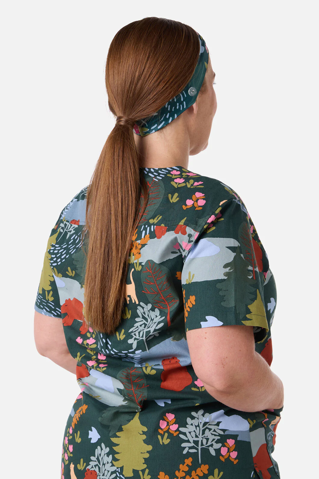 Woodland Bear Scrub Headband - Image 2