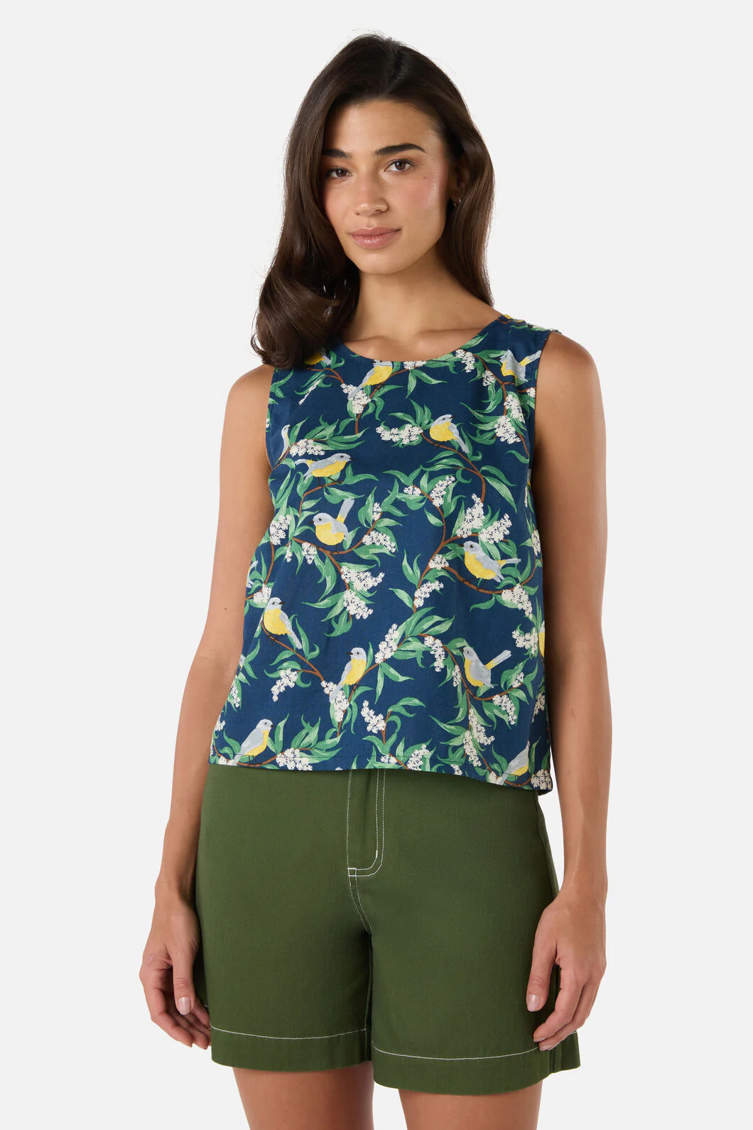 Yellow Robin Shell Top