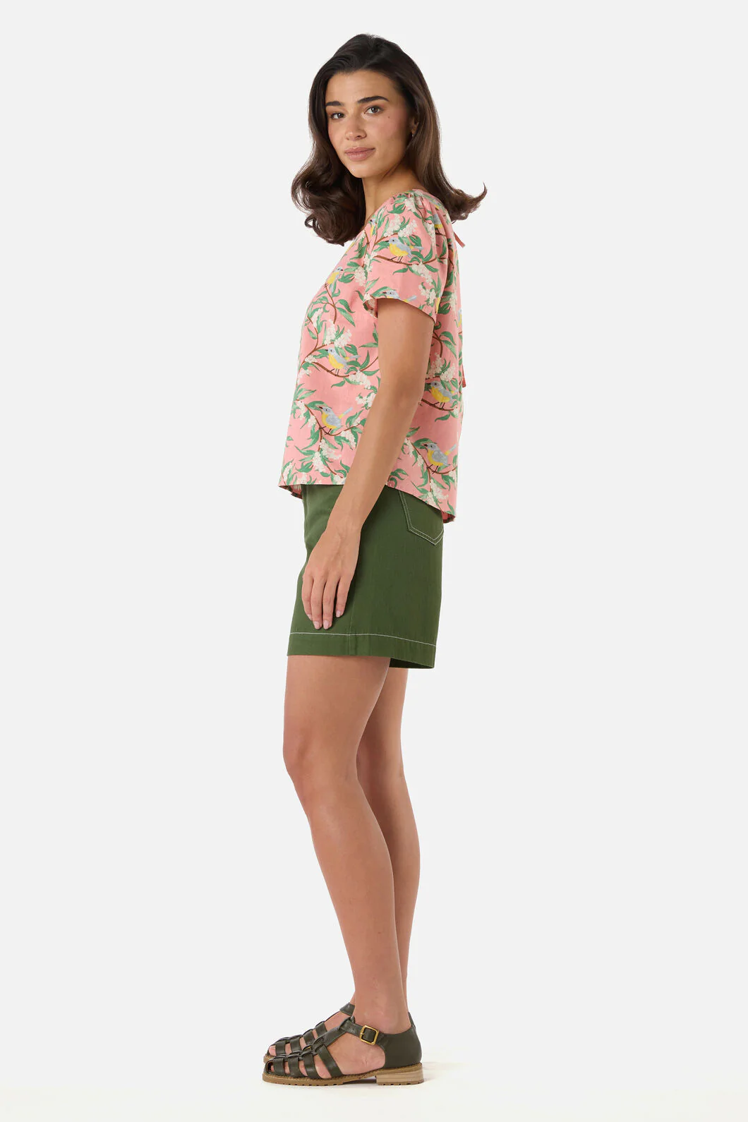 Yellow Robin Short Sleeve Top - Image 3